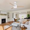 Yamiyu Modern 48 in. Indoor Matte White Downrod Smart Ceiling Fan with Integrated LED, Work with Alexa and Google Assistant