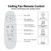 YUHAO 62 in. Indoor Brushed Nickel Farmhouse Smart Ceiling Fan with Integrated LED and Remote Control by Tuya App