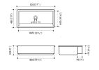 Farmhouse/Apron Front White Ceramic Kitchen Sink--DK