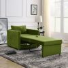 Sofa Bed Chair 2-in-1 Convertible Chair Bed, Lounger Sleeper Chair for Small Space with One Pillow, Velvet