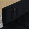 Sofa Bed Chair 2-in-1 Convertible Chair Bed, Lounger Sleeper Chair for Small Space with One Pillow, Velvet